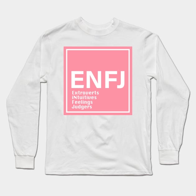 enfj mbti pink color Long Sleeve T-Shirt by princessmi-com